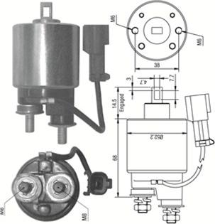 Magneti Marelli 940113050243 - Магнитен превключвател, стартер vvparts.bg