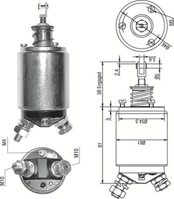 Magneti Marelli 940113050253 - Магнитен превключвател, стартер vvparts.bg