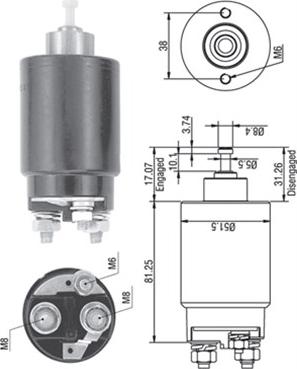 Magneti Marelli 940113050264 - Магнитен превключвател, стартер vvparts.bg