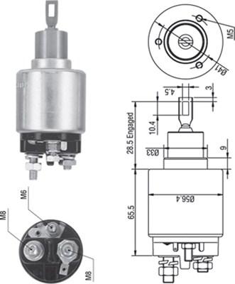 Magneti Marelli 940113050271 - Магнитен превключвател, стартер vvparts.bg