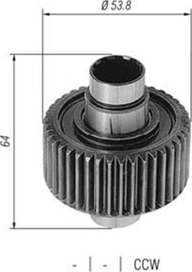 Magneti Marelli 940113020430 - Зъбно колелце, стартер vvparts.bg