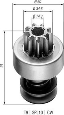 Magneti Marelli 940113020022 - Зъбно колелце, стартер vvparts.bg