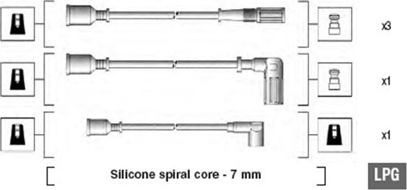 Magneti Marelli 941095480591 - Комплект запалителеи кабели vvparts.bg