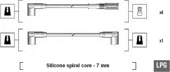 Magneti Marelli 941095510593 - Комплект запалителеи кабели vvparts.bg