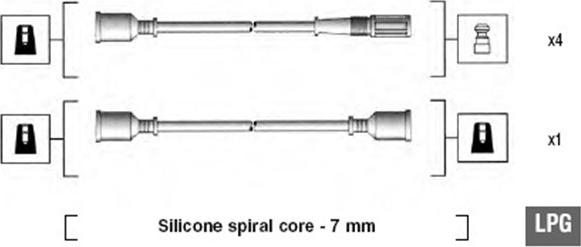 Magneti Marelli 941095580598 - Комплект запалителеи кабели vvparts.bg