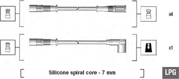 Magneti Marelli 941095610601 - Комплект запалителеи кабели vvparts.bg