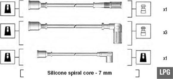 Magneti Marelli 941095620602 - Комплект запалителеи кабели vvparts.bg