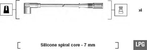 Magneti Marelli 941095130583 - Комплект запалителеи кабели vvparts.bg