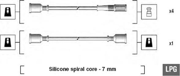 Magneti Marelli 941095340585 - Комплект запалителеи кабели vvparts.bg