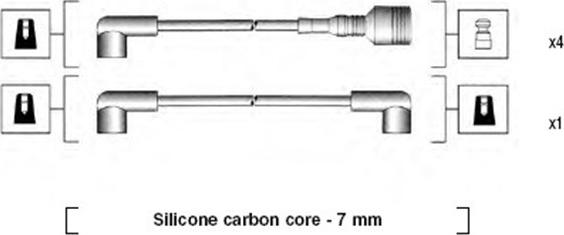 Magneti Marelli 941044140503 - Комплект запалителеи кабели vvparts.bg