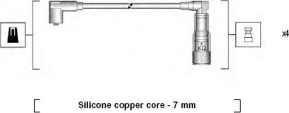 Magneti Marelli 941045300517 - Комплект запалителеи кабели vvparts.bg