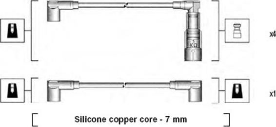 Magneti Marelli 941045200508 - Комплект запалителеи кабели vvparts.bg
