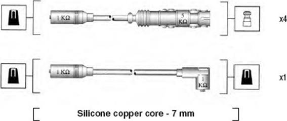 Magneti Marelli 941055050530 - Комплект запалителеи кабели vvparts.bg