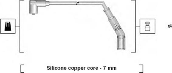 Magneti Marelli 941065060542 - Комплект запалителеи кабели vvparts.bg