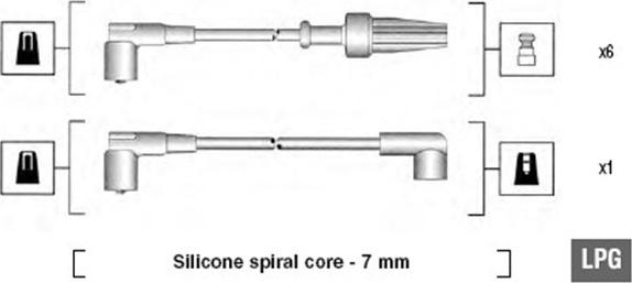 Magneti Marelli 941085210571 - Комплект запалителеи кабели vvparts.bg