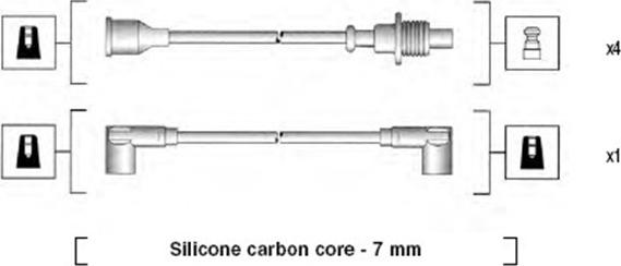 Magneti Marelli 941085230573 - Комплект запалителеи кабели vvparts.bg