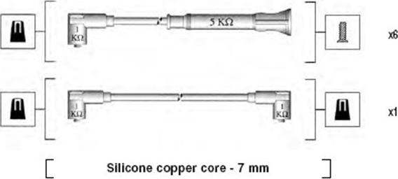 Magneti Marelli 941075040546 - Комплект запалителеи кабели vvparts.bg