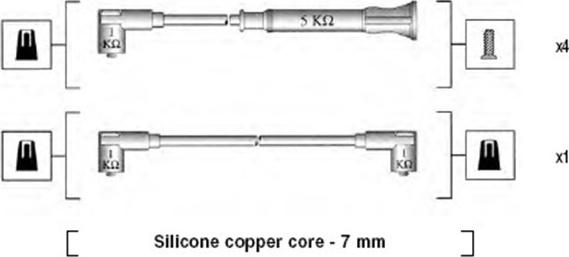 Magneti Marelli 941075000544 - Комплект запалителеи кабели vvparts.bg