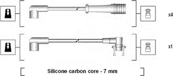 Magneti Marelli 941145320729 - Комплект запалителеи кабели vvparts.bg