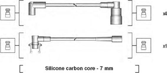 Magneti Marelli 941145370734 - Комплект запалителеи кабели vvparts.bg