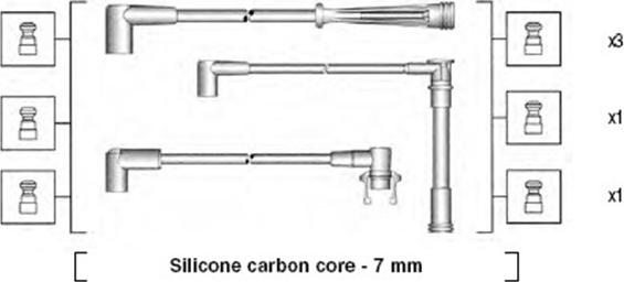 Magneti Marelli 941145280725 - Комплект запалителеи кабели vvparts.bg