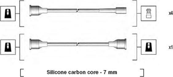 Magneti Marelli 941154070743 - Комплект запалителеи кабели vvparts.bg