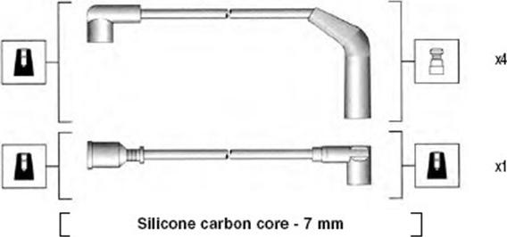 Magneti Marelli 941155060744 - Комплект запалителеи кабели vvparts.bg