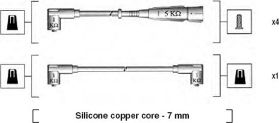 Magneti Marelli 941155120748 - Комплект запалителеи кабели vvparts.bg