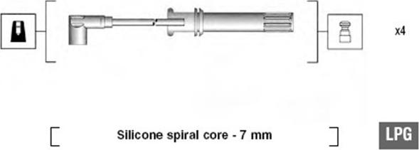 Magneti Marelli 941105160640 - Комплект запалителеи кабели vvparts.bg