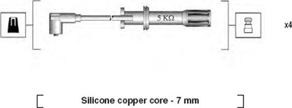 Magneti Marelli 941105180642 - Комплект запалителеи кабели vvparts.bg