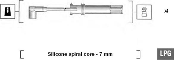 Magneti Marelli 941105250648 - Комплект запалителеи кабели vvparts.bg