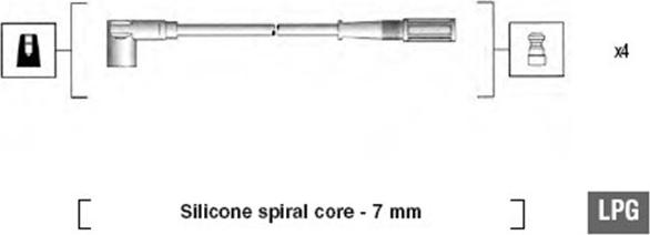 Magneti Marelli 941105220645 - Комплект запалителеи кабели vvparts.bg