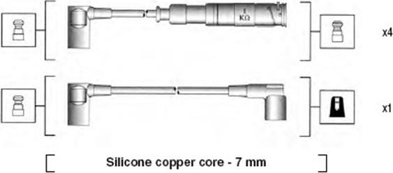 Magneti Marelli 941115020651 - Комплект запалителеи кабели vvparts.bg