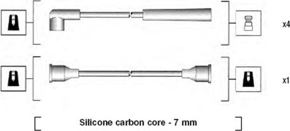 Magneti Marelli 941185010765 - Комплект запалителеи кабели vvparts.bg