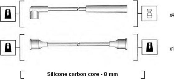 Magneti Marelli 941185220778 - Комплект запалителеи кабели vvparts.bg