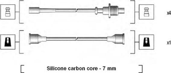 Magneti Marelli 941135180705 - Комплект запалителеи кабели vvparts.bg