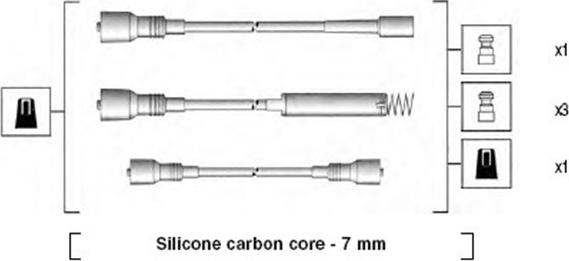 Magneti Marelli 941125430691 - Комплект запалителеи кабели vvparts.bg