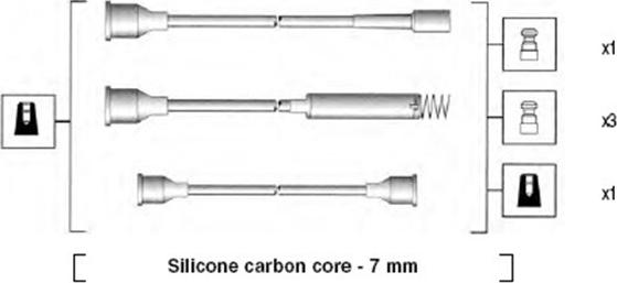 Magneti Marelli 941125350685 - Комплект запалителеи кабели vvparts.bg