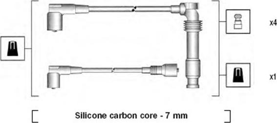 Magneti Marelli 941125300682 - Комплект запалителеи кабели vvparts.bg