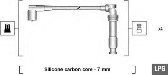 Magneti Marelli 941125310683 - Комплект запалителеи кабели vvparts.bg