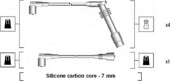 Magneti Marelli 941125380688 - Комплект запалителеи кабели vvparts.bg