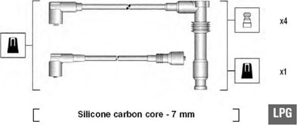 Magneti Marelli 941125290681 - Комплект запалителеи кабели vvparts.bg