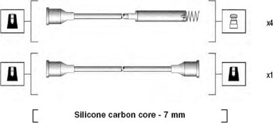 Magneti Marelli 941125240676 - Комплект запалителеи кабели vvparts.bg