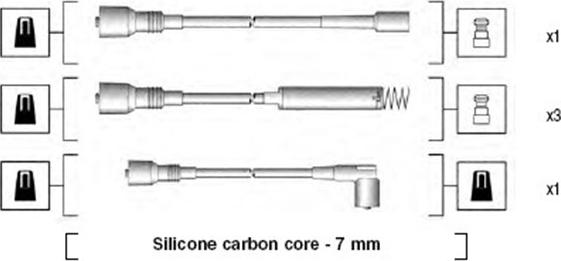 Magneti Marelli 941125280680 - Комплект запалителеи кабели vvparts.bg