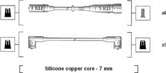 Magneti Marelli 941175080751 - Комплект запалителеи кабели vvparts.bg