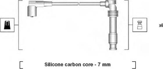 Magneti Marelli 941365110934 - Комплект запалителеи кабели vvparts.bg