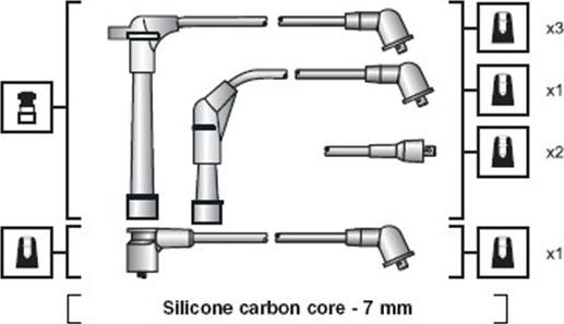 Magneti Marelli 941318111091 - Комплект запалителеи кабели vvparts.bg