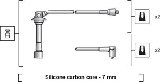 Magneti Marelli 941318111042 - Комплект запалителеи кабели vvparts.bg