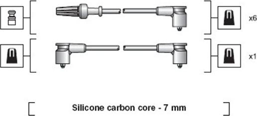 Magneti Marelli 941318111056 - Комплект запалителеи кабели vvparts.bg