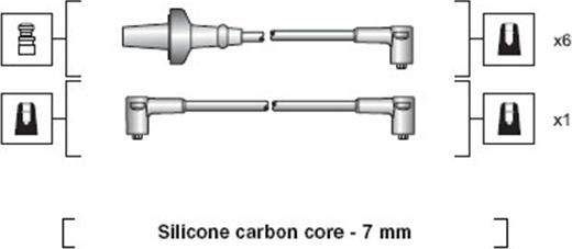Magneti Marelli 941318111014 - Комплект запалителеи кабели vvparts.bg